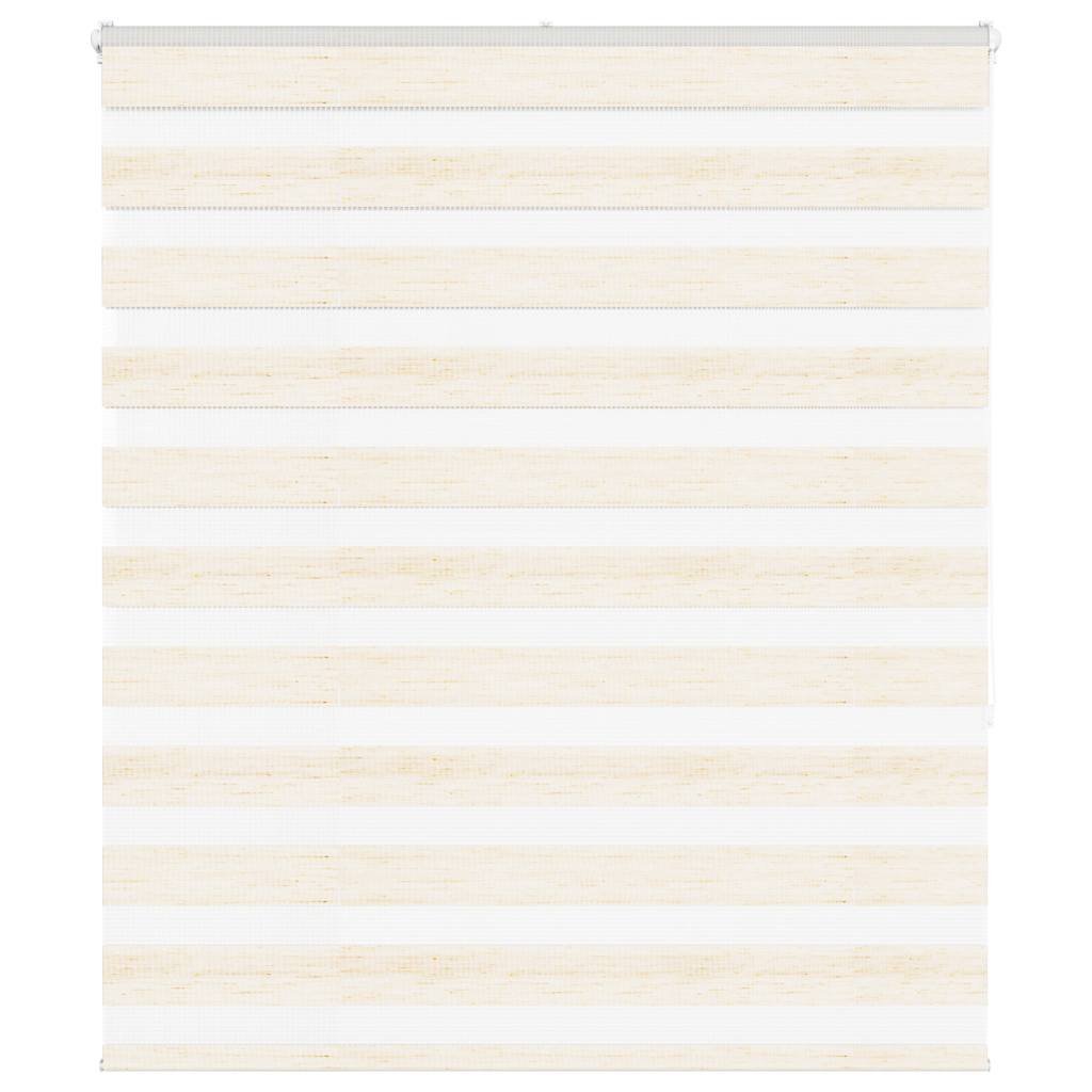 Vidaxl zebra rolgordijn 135x150 cm stofbreedte 130,9 cm marmerbeige