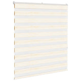 Vidaxl zebra rolgordijn 135x150 cm stofbreedte 130,9 cm marmerbeige