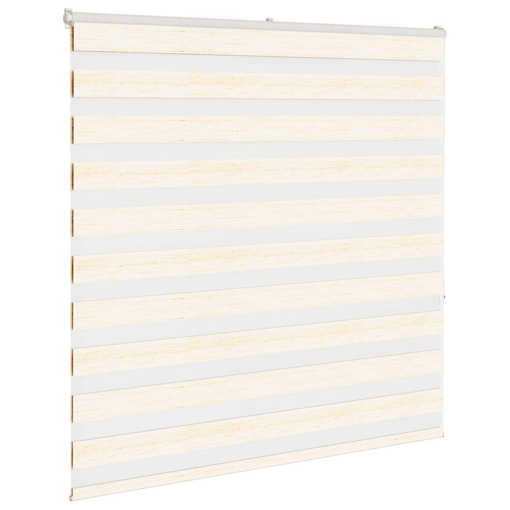 Vidaxl zebra rolgordijn 150x150 cm stofbreedte 145,9cm marmerbeige