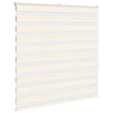 Vidaxl zebra rolgordijn 150x150 cm stofbreedte 145,9cm marmerbeige