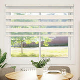 Vidaxl zebra rolgordijn 155x150 cm stofbreedte 150,9cm marmerbeige