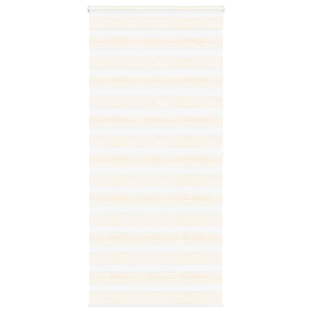 Vidaxl zebra rolgordijn 105x200 cm stofbreedte 100,9cm marmerbeige