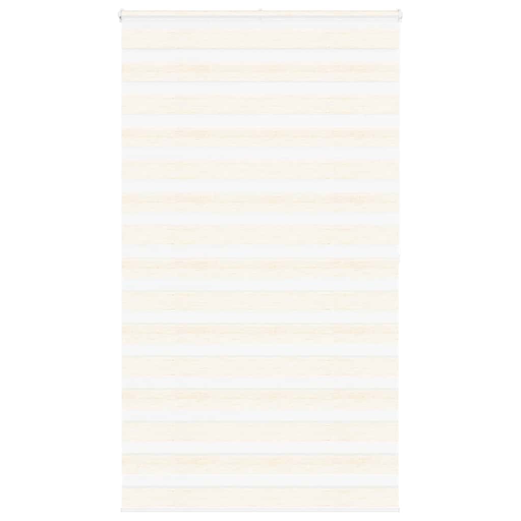 Vidaxl zebra rolgordijn 120x200 cm stofbreedte 115,9 cm marmerbeige