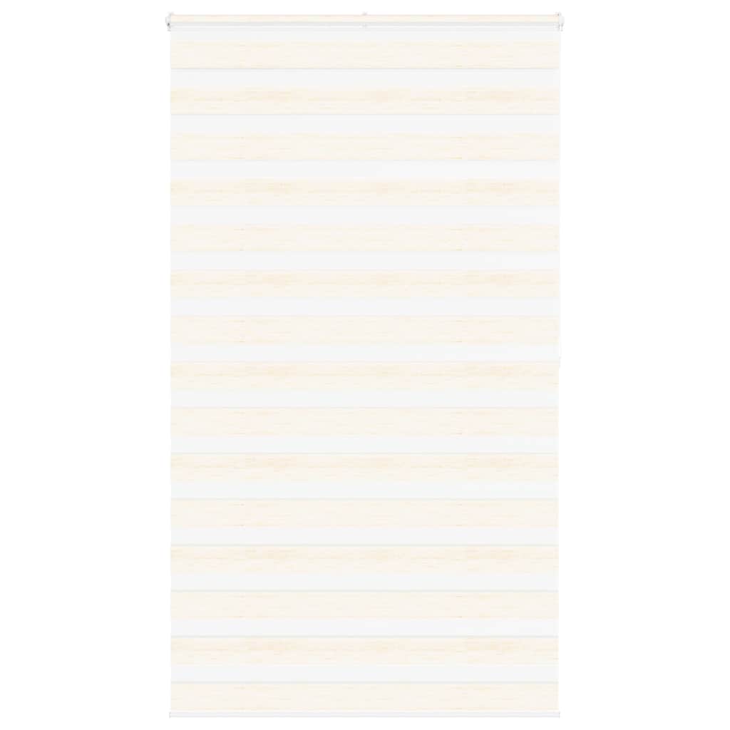 Vidaxl zebra rolgordijn 125x200 cm stofbreedte 120,9 cm marmerbeige