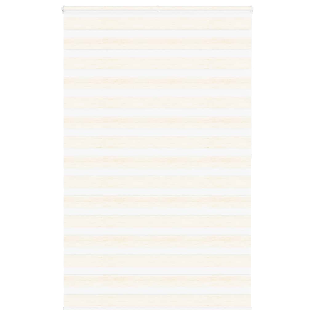 Vidaxl zebra rolgordijn 150x200 cm stofbreedte 145,9 cm marmerbeige