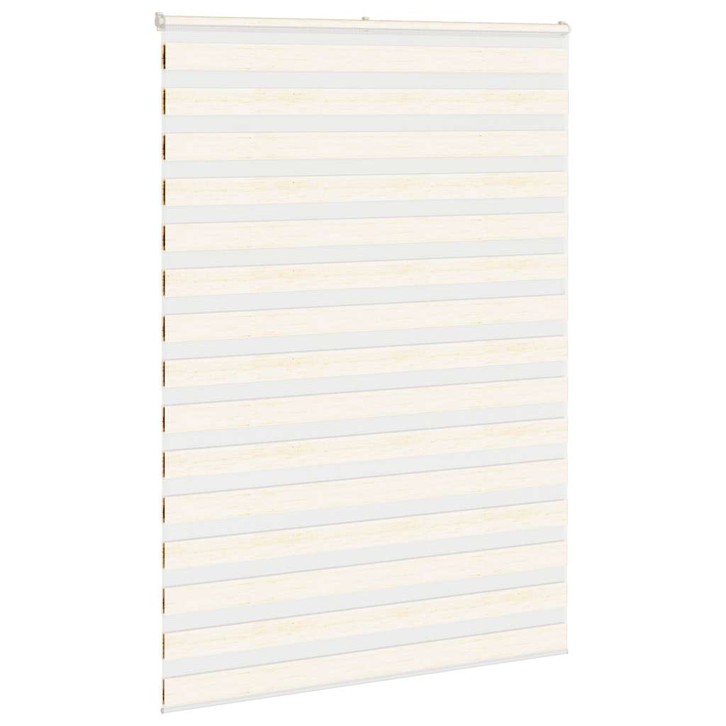 Vidaxl zebra rolgordijn 160x200 cm stofbreedte 155,9 cm marmerbeige