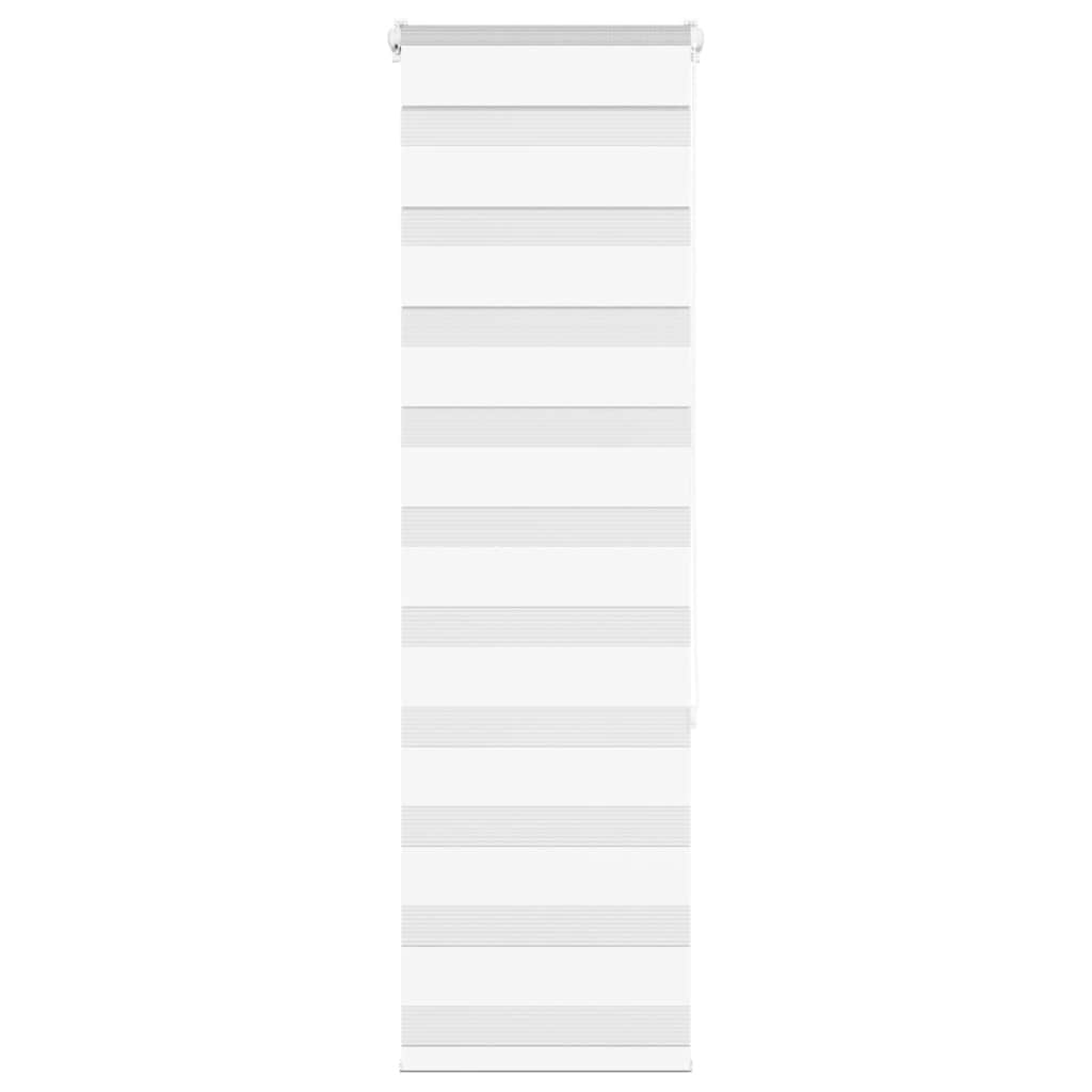 Vidaxl zebra rolgordijn 40x150 cm stofbreedte 35,9 cm polyester wit