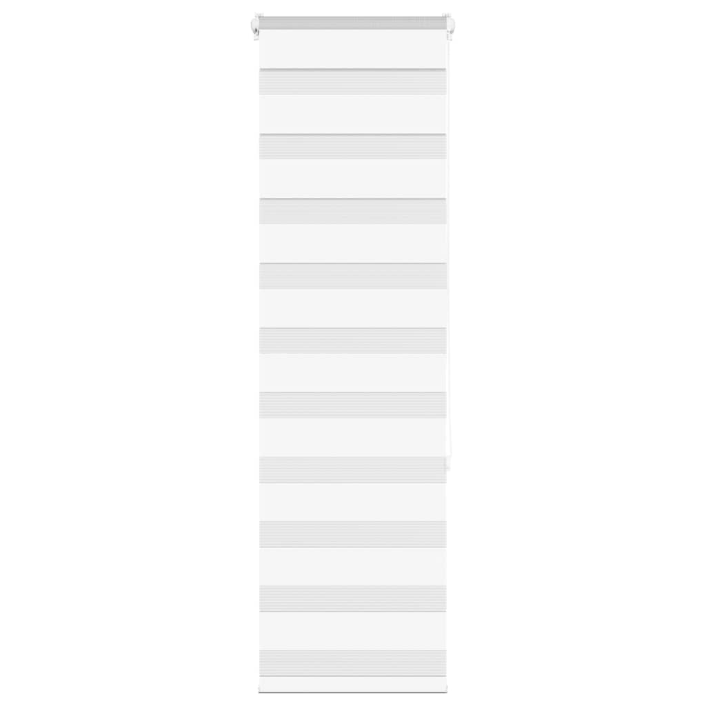 Vidaxl zebra rolgordijn 50x150 cm stofbreedte 45,9cm polyester wit