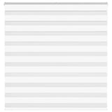 Vidaxl zebra rolgordijn 150x150 cm stofbreedte 145,9cm polyester wit