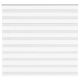 Vidaxl zebra rolgordijn 155x150 cm stofbreedte 150,9cm polyester wit