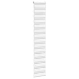 Vidaxl zebra rolgordijn 40x200 cm stofbreedte 35,9 cm polyester wit