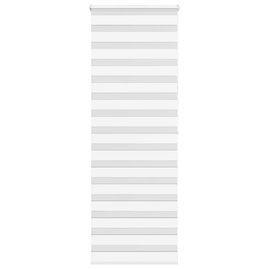 Vidaxl zebra rolgordijn 90x200 cm stofbreedte 85,9 cm polyester wit