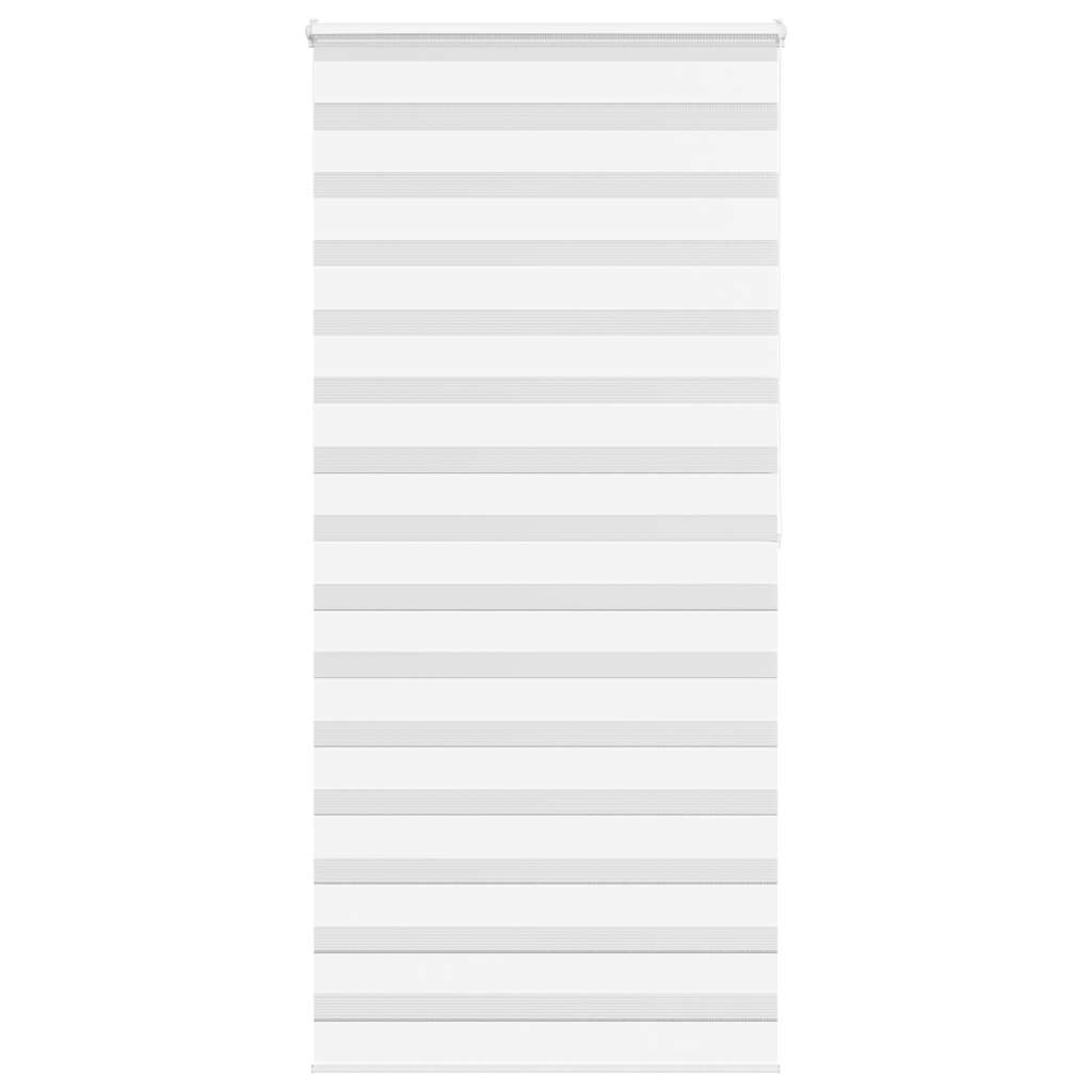Vidaxl zebra rolgordijn 95x200 cm stofbreedte 90,9 cm polyester wit