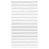 Vidaxl zebra rolgordijn 120x200 cm stofbreedte 115,9cm polyester wit