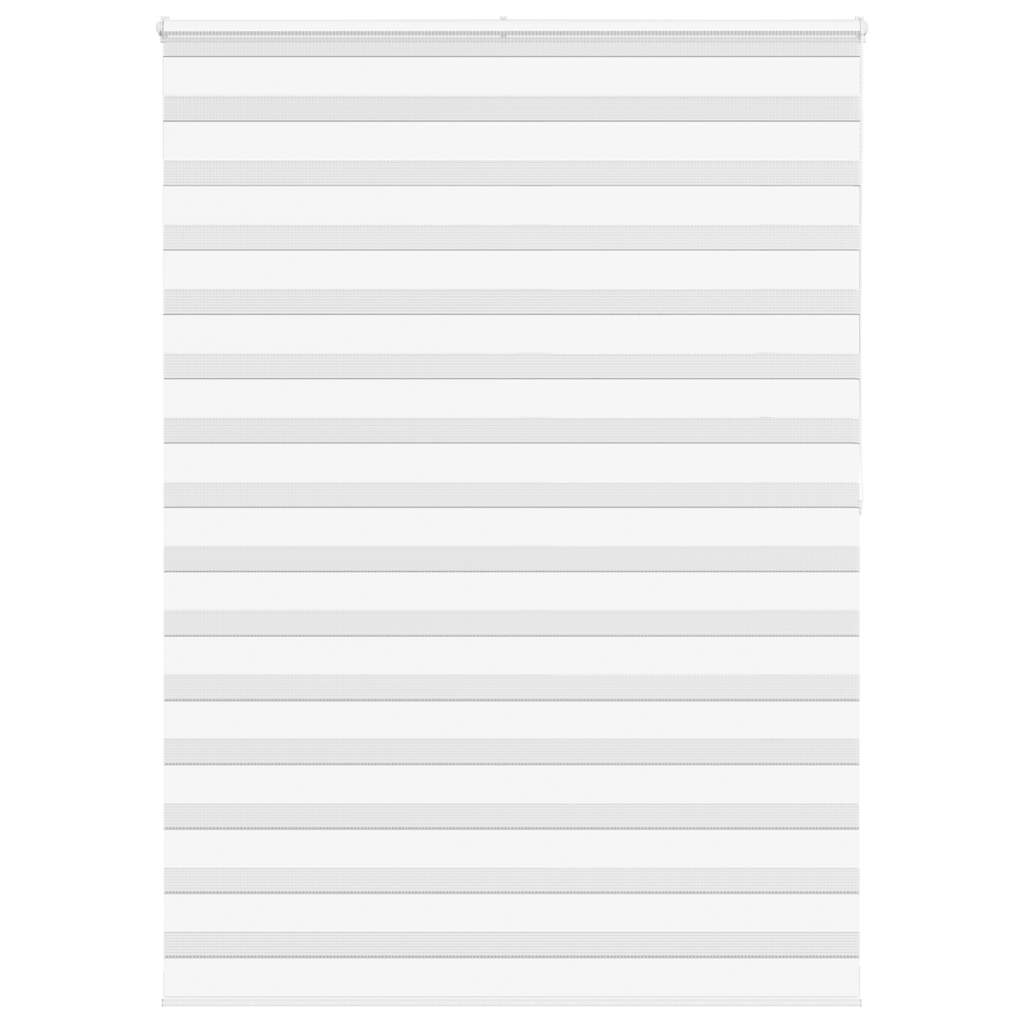 Vidaxl zebra rolgordijn 160x200 cm stofbreedte 155,9cm polyester wit
