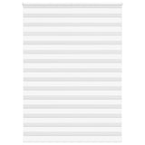 Vidaxl zebra rolgordijn 160x200 cm stofbreedte 155,9cm polyester wit