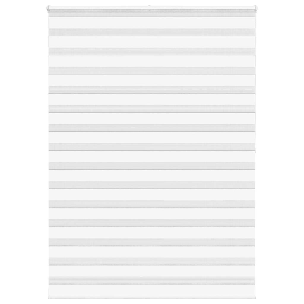 Vidaxl zebra rolgordijn 165x200 cm stofbreedte 160,9cm polyester wit