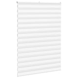 Vidaxl zebra rolgordijn 165x200 cm stofbreedte 160,9cm polyester wit