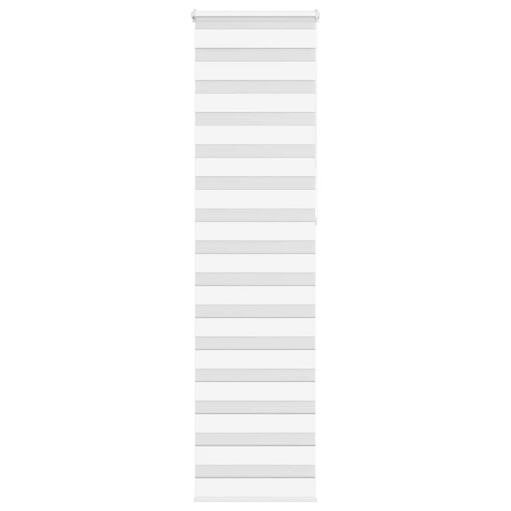 Vidaxl zebra rolgordijn 55x230 cm stofbreedte 50,9 cm polyester wit