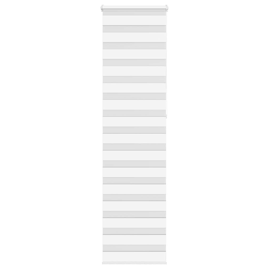 Vidaxl zebra rolgordijn 60x230 cm stofbreedte 55,9 cm polyester wit