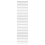 Vidaxl zebra rolgordijn 60x230 cm stofbreedte 55,9 cm polyester wit