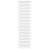 Vidaxl zebra rolgordijn 65x230 cm stofbreedte 60,9 cm polyester wit