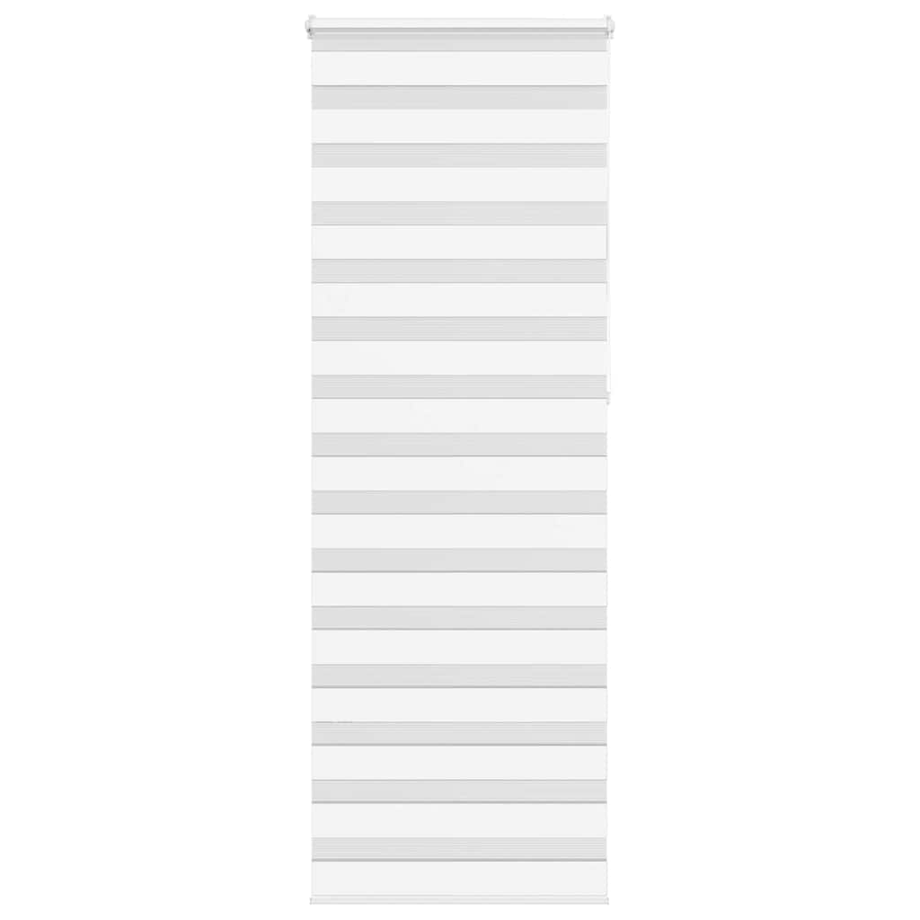 Vidaxl zebra rolgordijn 70x230 cm stofbreedte 65,9 cm polyester wit