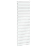 Vidaxl zebra rolgordijn 70x230 cm stofbreedte 65,9 cm polyester wit