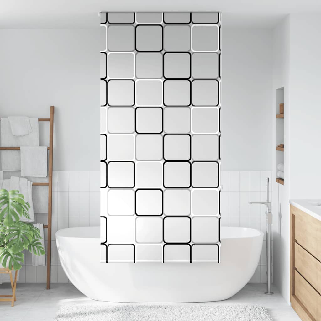 Vidaxl doucherolgordijn 90x240 cm stofbreedte 86 cm