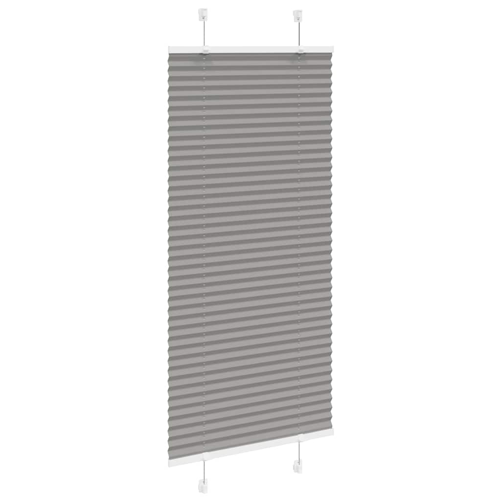 Vidaxl plissé rolgordijn 65x100 cm stofbreedte 64,4 cm antraciet
