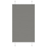 Vidaxl plissé rolgordijn 75x100 cm stofbreedte 74,4 cm antraciet