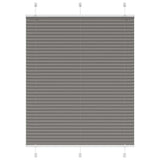 Vidaxl plissé rolgordijn 105x100 cm stofbreedte 104,4 cm antraciet