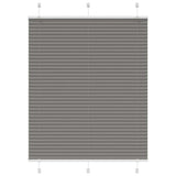 Vidaxl plissé rolgordijn 110x100 cm stofbreedte 109,4 cm antraciet