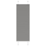 Vidaxl plissé rolgordijn 50x150 cm stofbreedte 49,4 cm antraciet