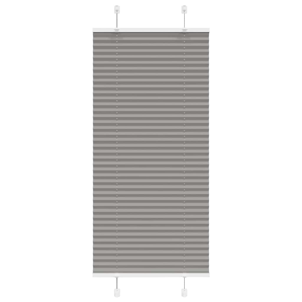 Vidaxl plissé rolgordijn 55x150 cm stofbreedte 54,4 cm antraciet