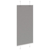 Vidaxl plissé rolgordijn 65x150 cm stofbreedte 64,4 cm antraciet