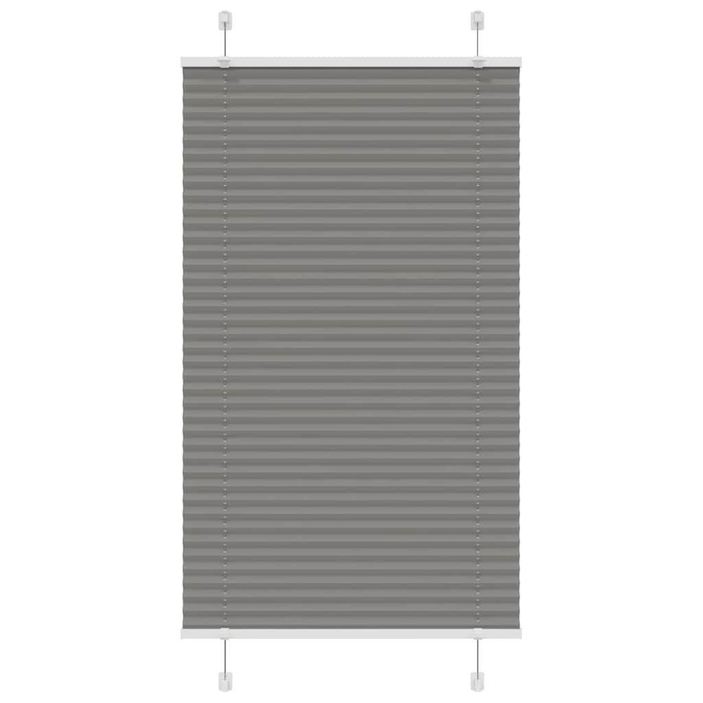 Vidaxl plissé rolgordijn 70x150 cm stofbreedte 69,4 cm antraciet