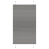 Vidaxl plissé rolgordijn 70x150 cm stofbreedte 69,4 cm antraciet