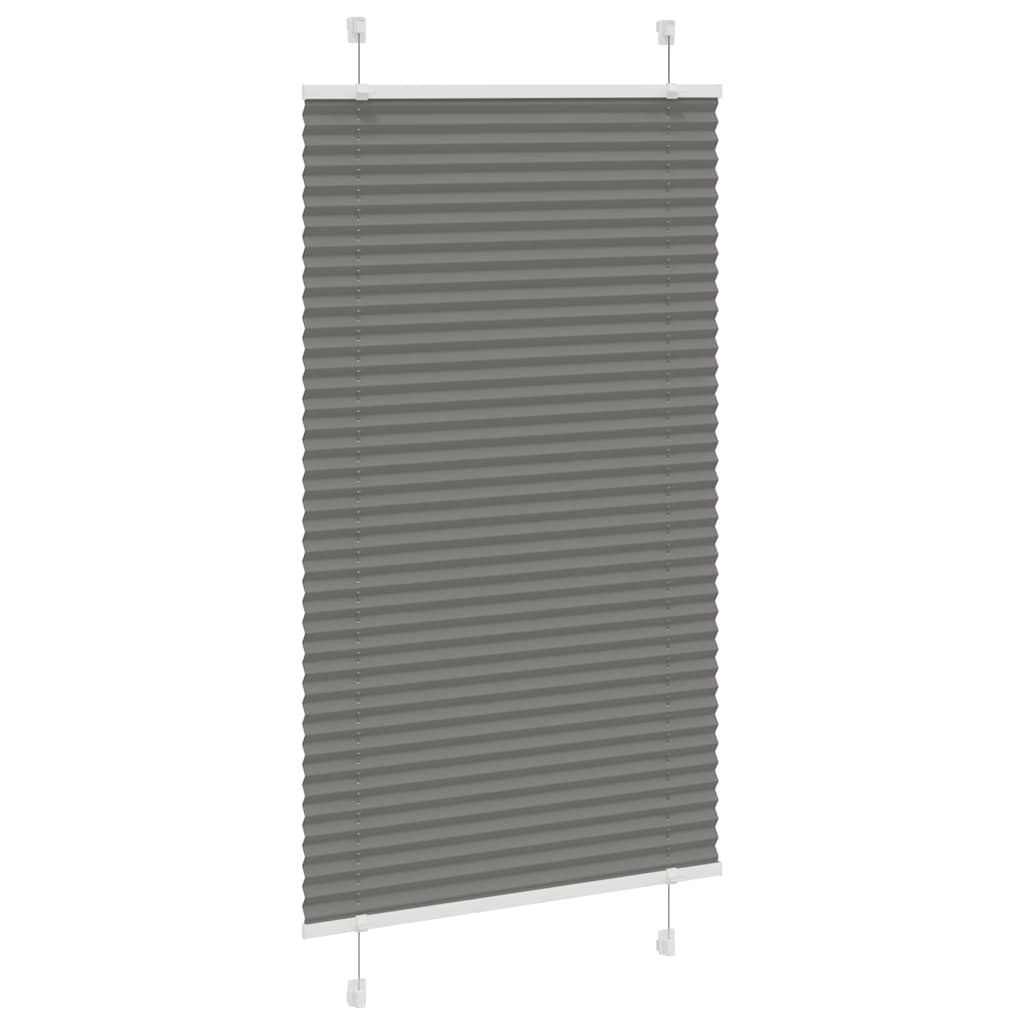 Vidaxl plissé rolgordijn 70x150 cm stofbreedte 69,4 cm antraciet