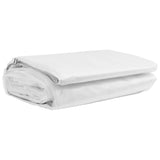 Vidaxl doorzichtig zeildoek met zeilringen 8x12 m polyethyleen