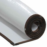 Vidaxl doorzichtig zeildoek met zeilringen 4x4 m polyethyleen