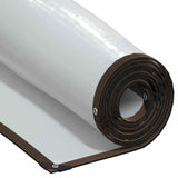 Vidaxl doorzichtig zeildoek met zeilringen 4x10 m polyethyleen