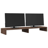 Vidaxl monitorstandaard 100x27x10 cm bewerkt hout bruin eikenkleurig