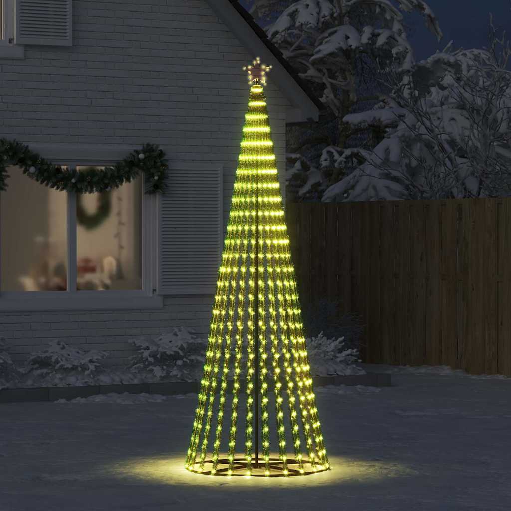 Vidaxl led-kerstboom 475 leds warm wit 247 cm
