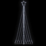 Vidaxl led-kerstboom 447 leds koud wit 249 cm