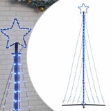 Vidaxl led-kerstboom 447 leds 249 cm blauw