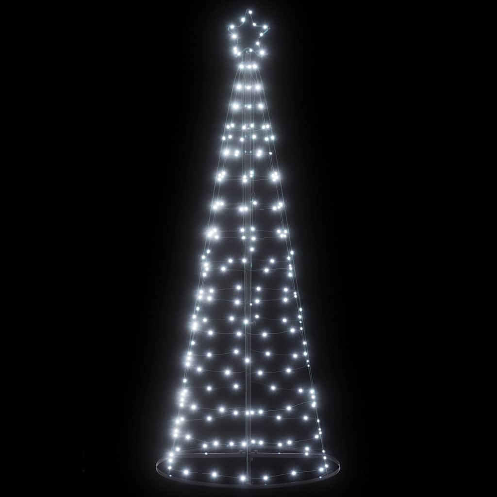 Vidaxl led-kerstboom 200 leds koud wit 182 cm