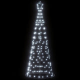 Vidaxl led-kerstboom 200 leds koud wit 182 cm