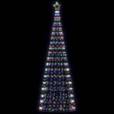 Vidaxl led-kerstboom 550 leds kleurrijk 304 cm