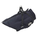 Vidaxl hondenjas met harnas waterdicht reflecterend marineblauw l48